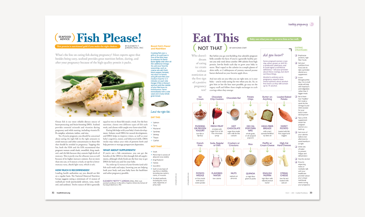 Healthy Mom & Baby Spread Healthy Mom & Baby Spread | THE CREATIVE BEAST