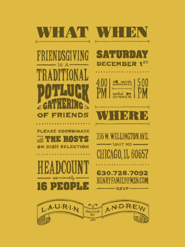 Friendsgiving 2012 | THE CREATIVE BEAST