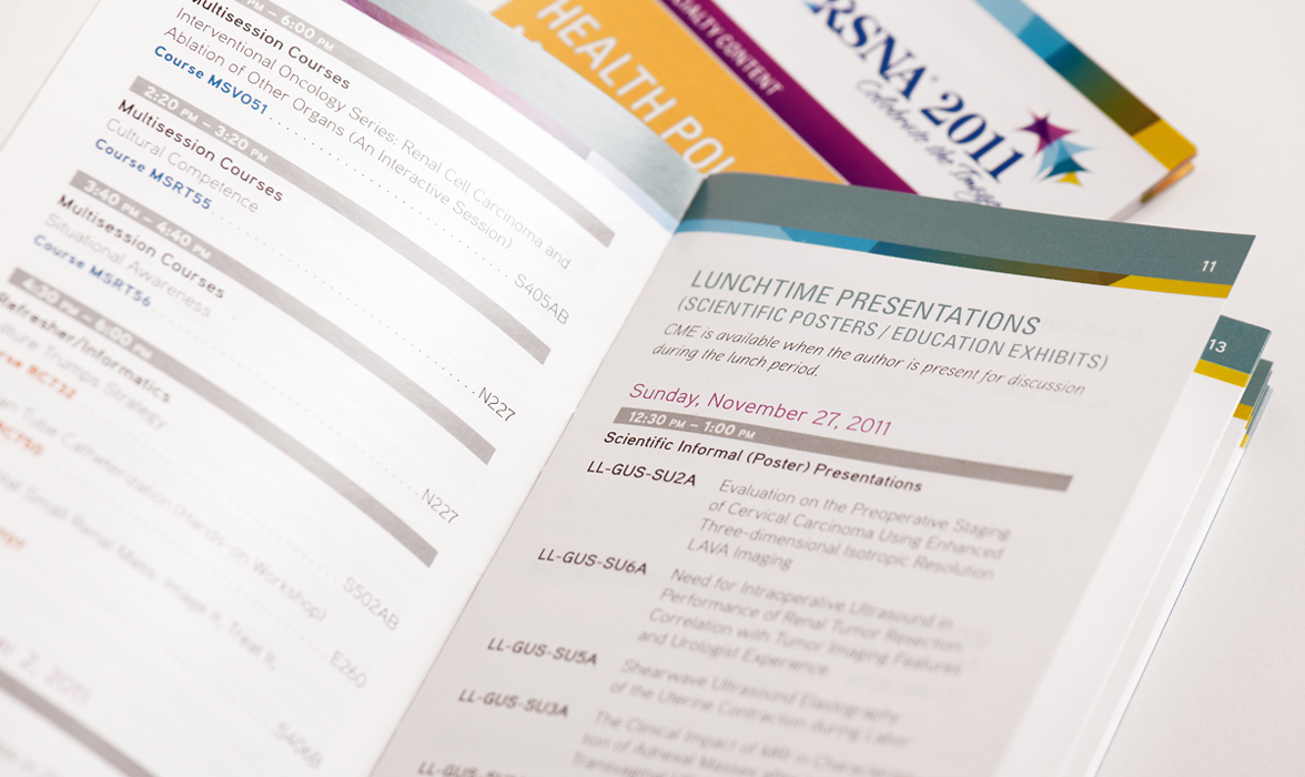 RSNA brochures RSNA brochures | THE CREATIVE BEAST