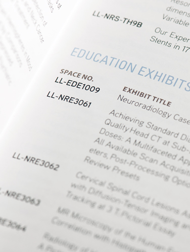 RSNA brochures RSNA brochures | THE CREATIVE BEAST