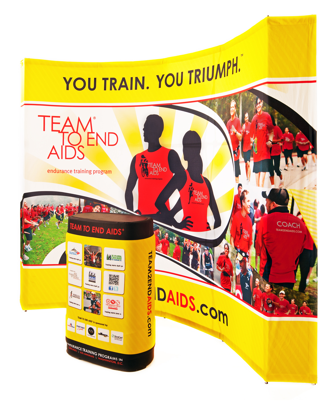 TEAM TO END AIDS Booth  TEAM TO END AIDS Booth | THE CREATIVE BEAST