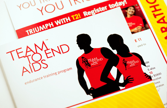 TEAM TO END AIDS Brochure  TEAM TO END AIDS Brochure | THE CREATIVE BEAST