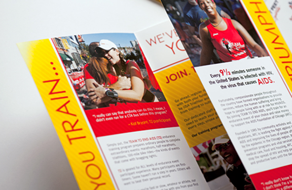 TEAM TO END AIDS Brochure  TEAM TO END AIDS Brochure | THE CREATIVE BEAST